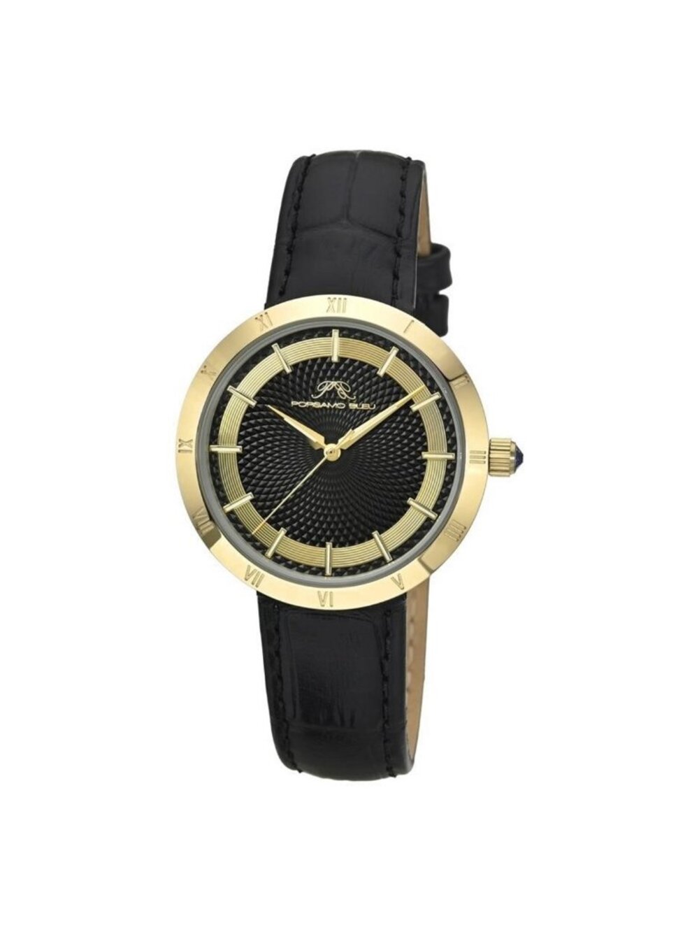 NWT Porsamo Bleu Monroe Black Dial Ladies Watch